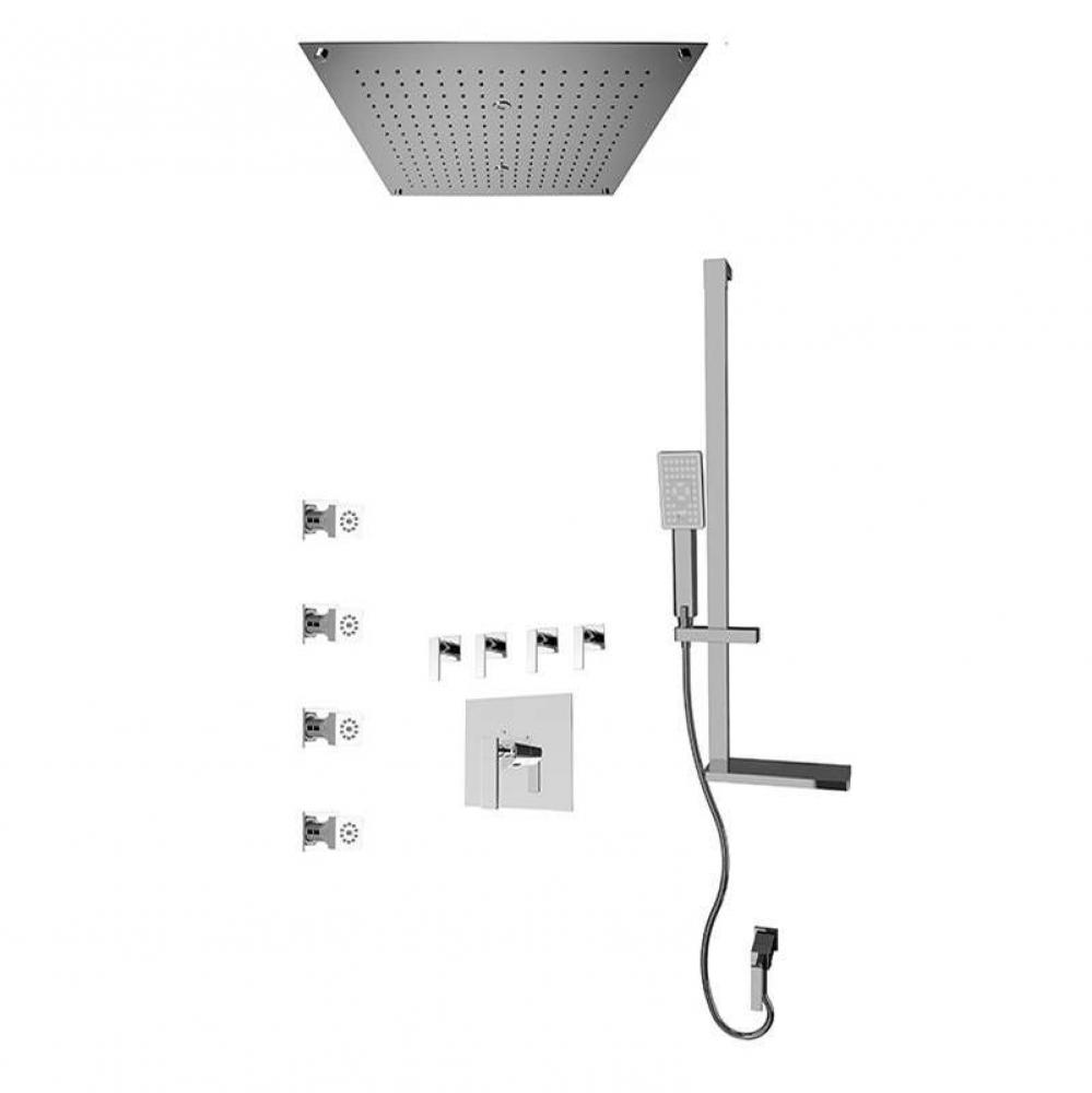 Kali 3/4'' Therm. Shower Set Chrome