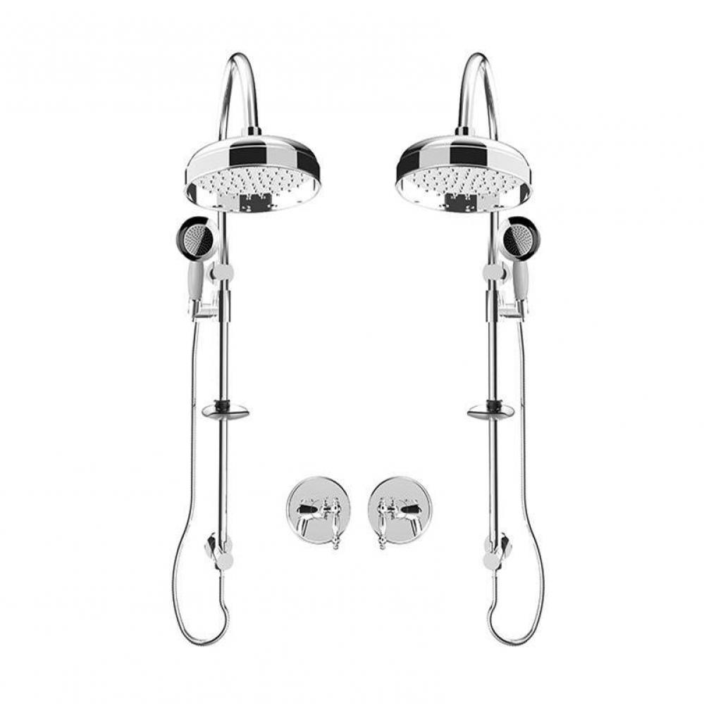 Saida 3/4'' Therm. Shower Set Chrome