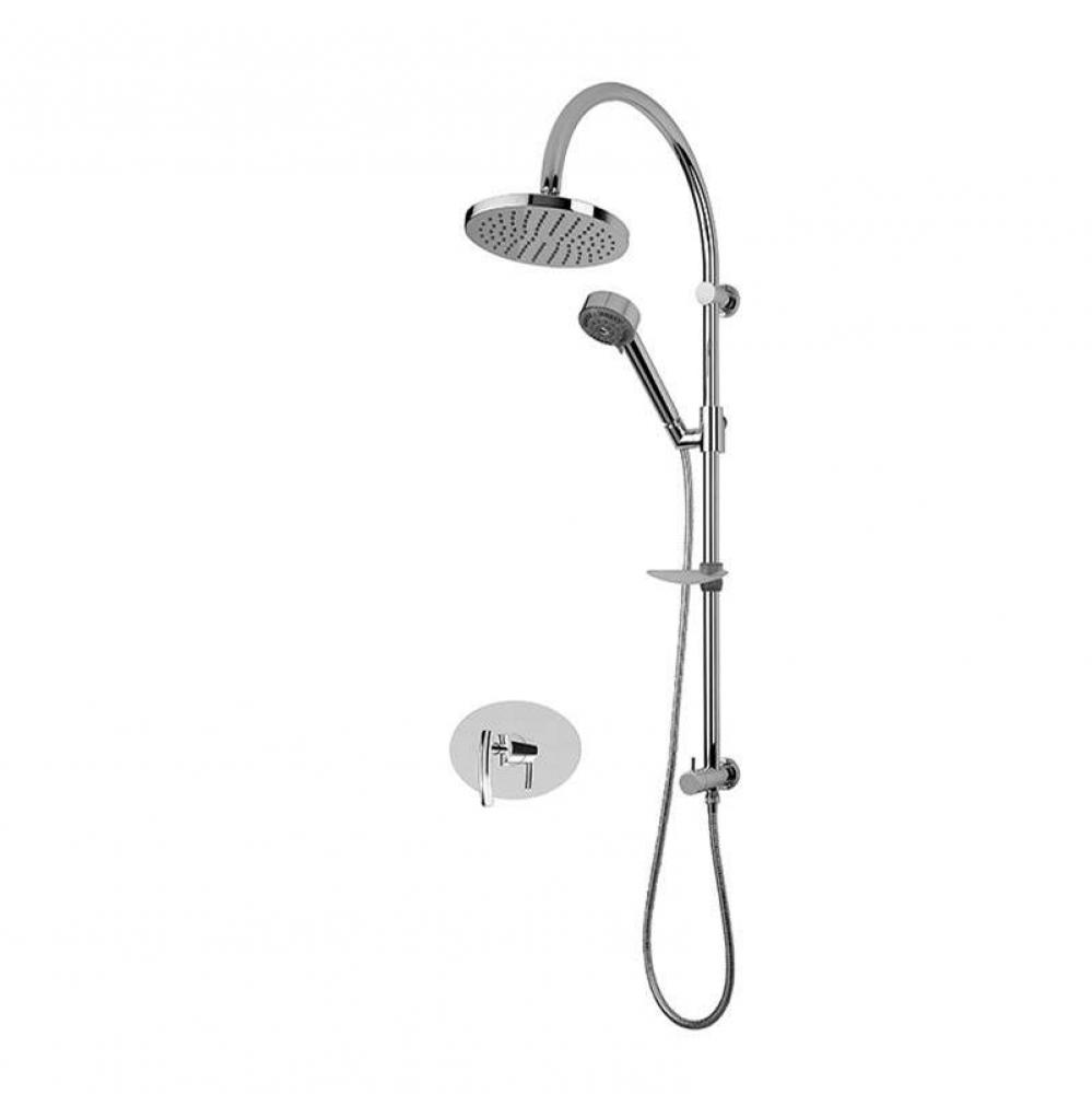 Pressure balanced shower kit
