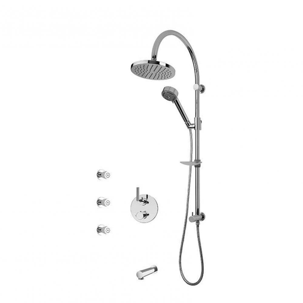 1/2'' thermostatic shower kit