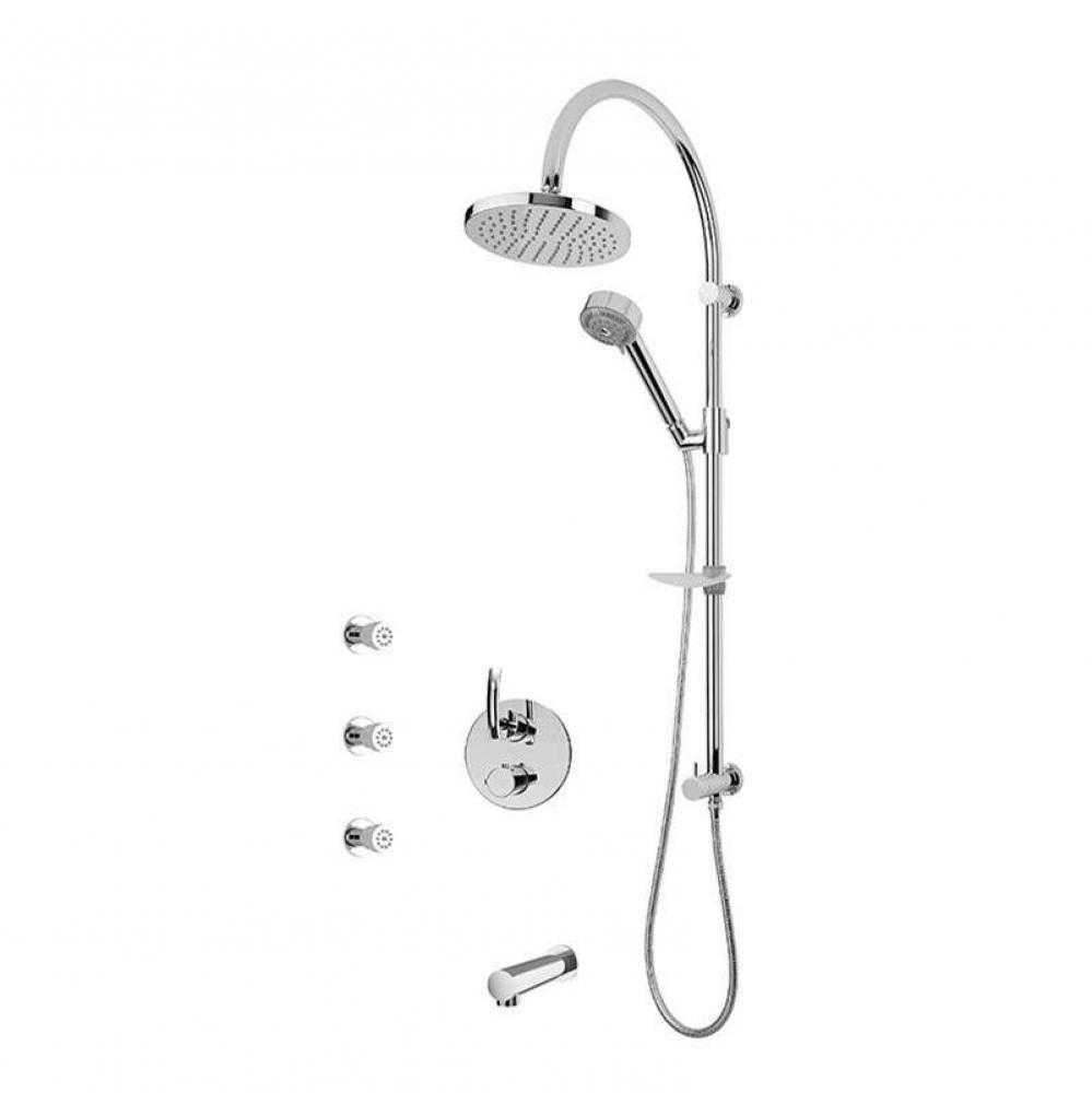 1/2'' thermostatic shower kit