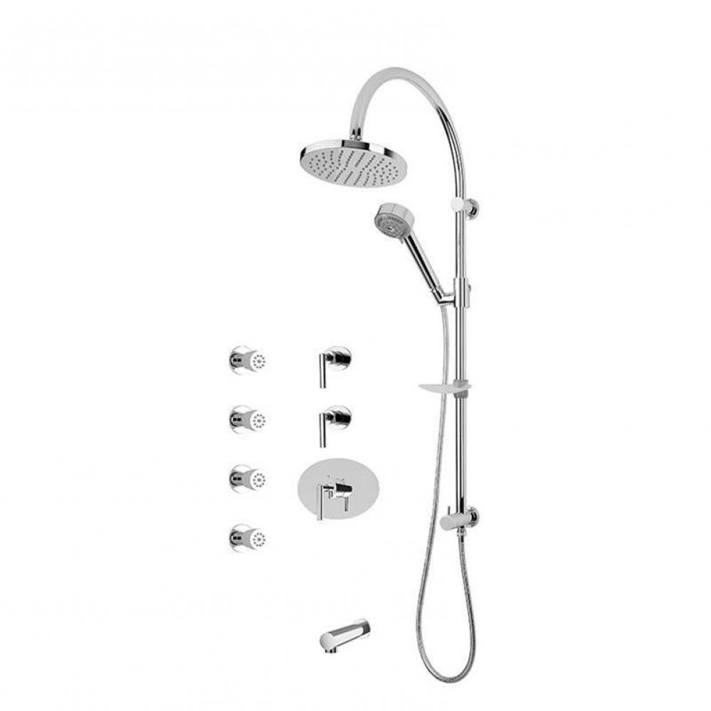 3/4'' thermostatic shower kit