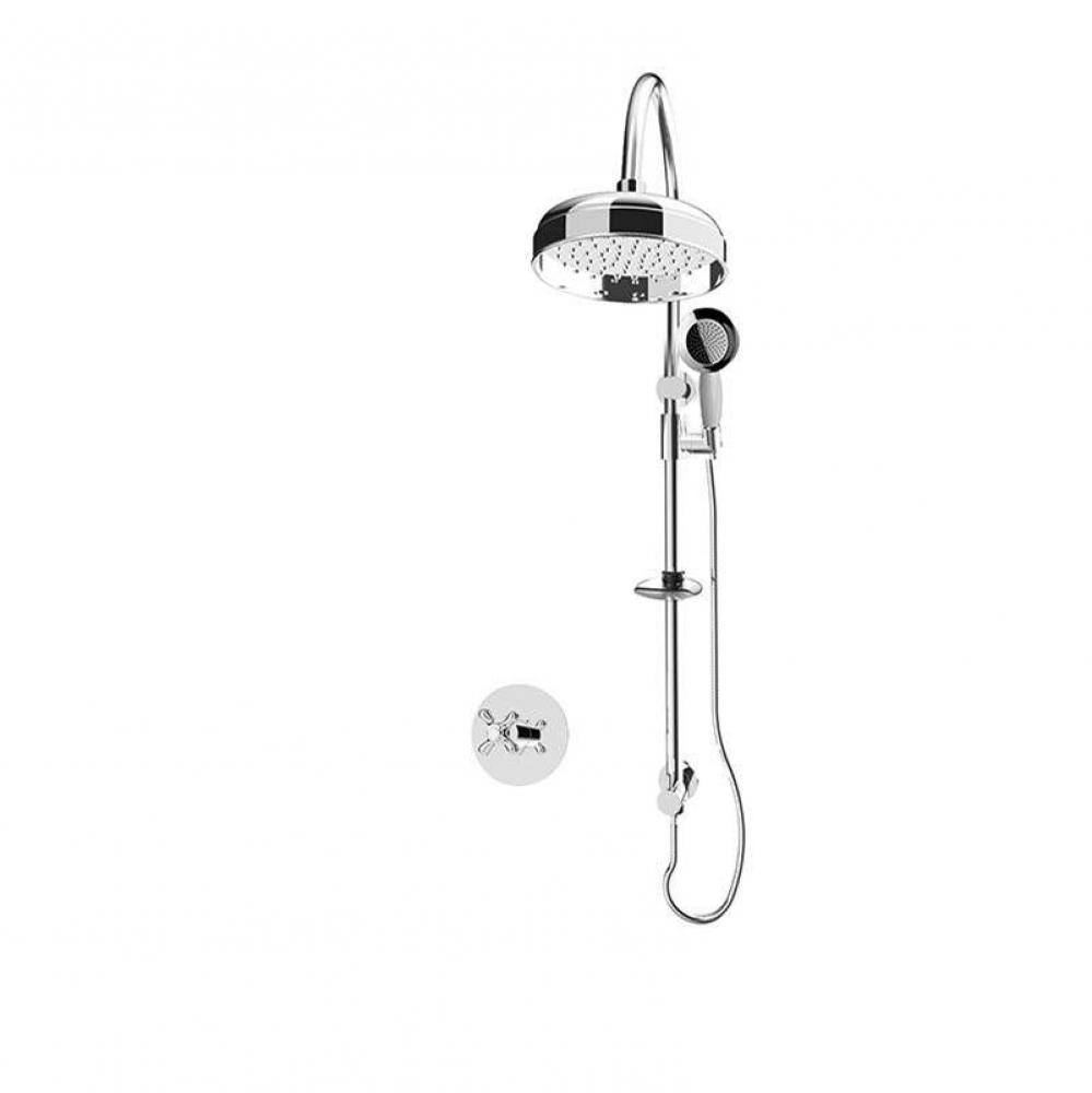 Jade 3/4'' Therm. Shower Set Chrome