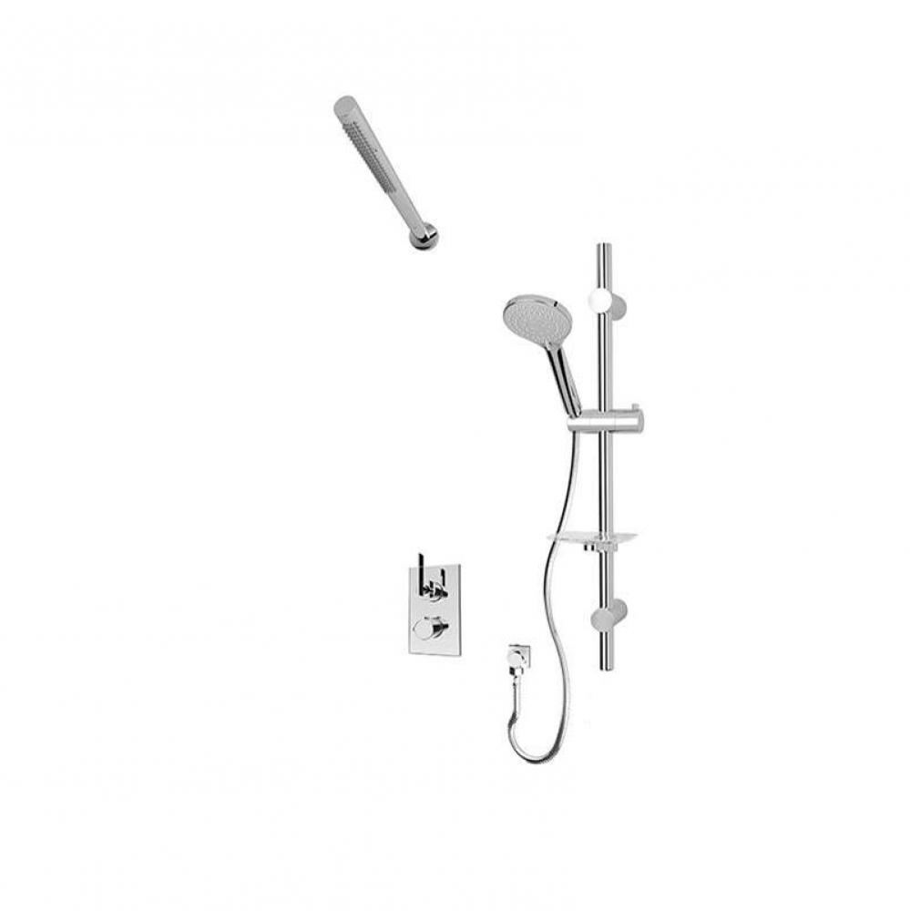 Gabriella 1/2'' Therm. Shower Set 2 Way Div. Xvtr69S Cc