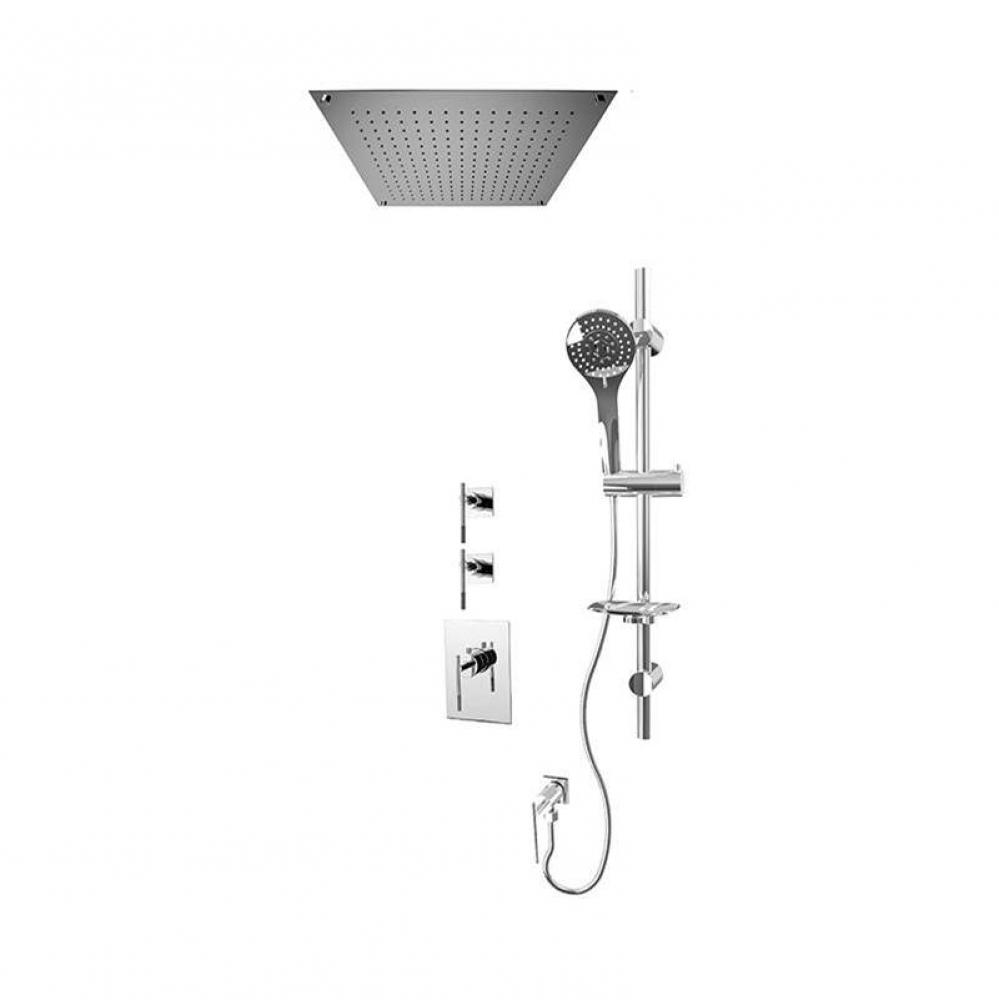 Evita/Hadria 3/4'' Therm. Shower Set Chrome