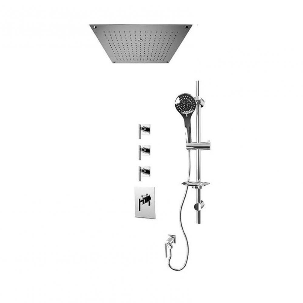 Gabriella 3/4'' Therm. Shower Set Chrome