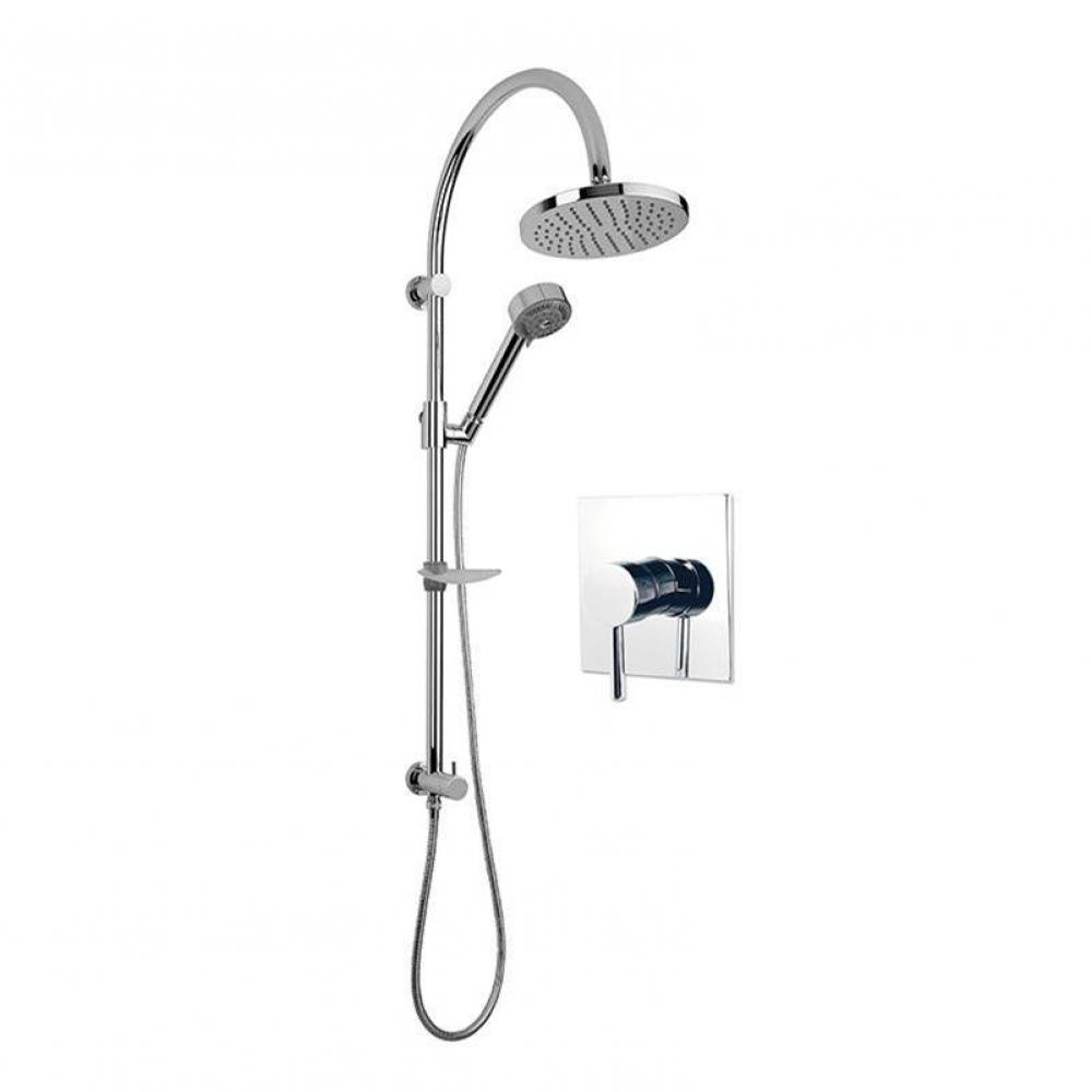 Rondo Pr.Bal.Shower Set With Vol.Ctrl. Chrome