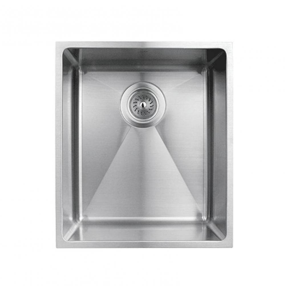 Merlot Single Undermount Sink 14- and No.xbd;'' X 17'' X 8-5/8''