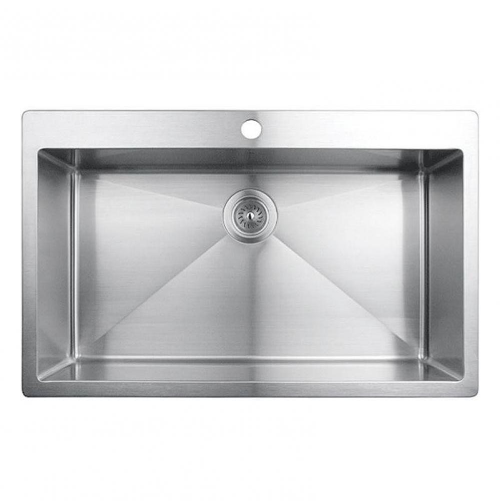 Muscat Single Drop-In Sink 32- and No.xbc;'' X 20'' X 7-7/8''