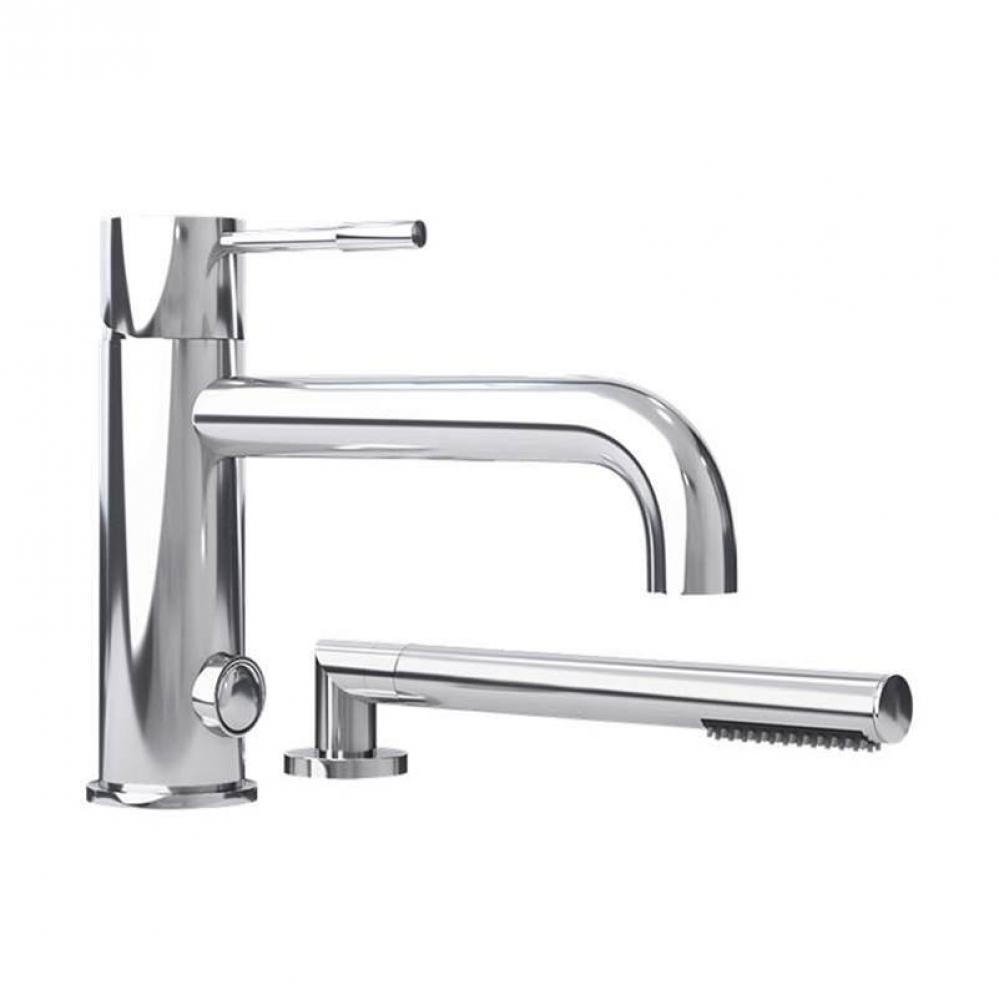 Dana 2 Pcs Bathtub Mixer Chrome