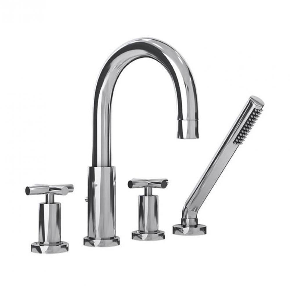 Alex 4Pcs Bath Faucet Chrome