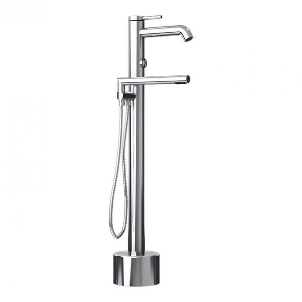 Vertigo Free-Standing Bathtub Faucet Chrome