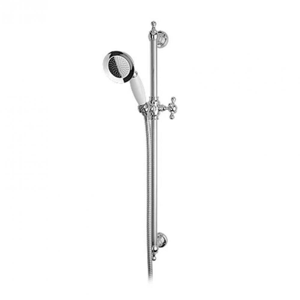 Sliding Shower Bar Set Chrome