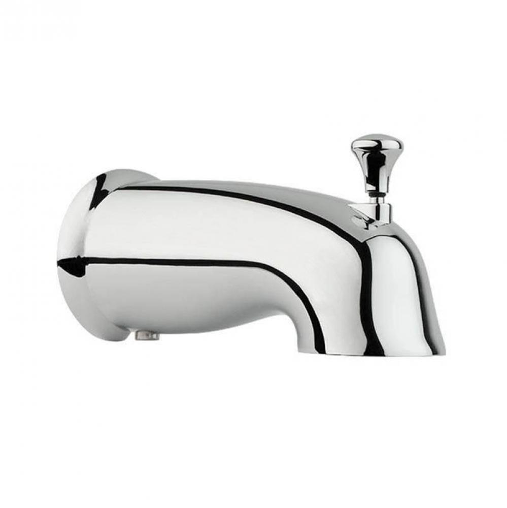 S-On Bath Spout With Deviator Chrome