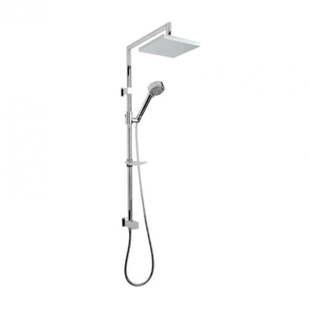 Square Shower Set Column  Chrome