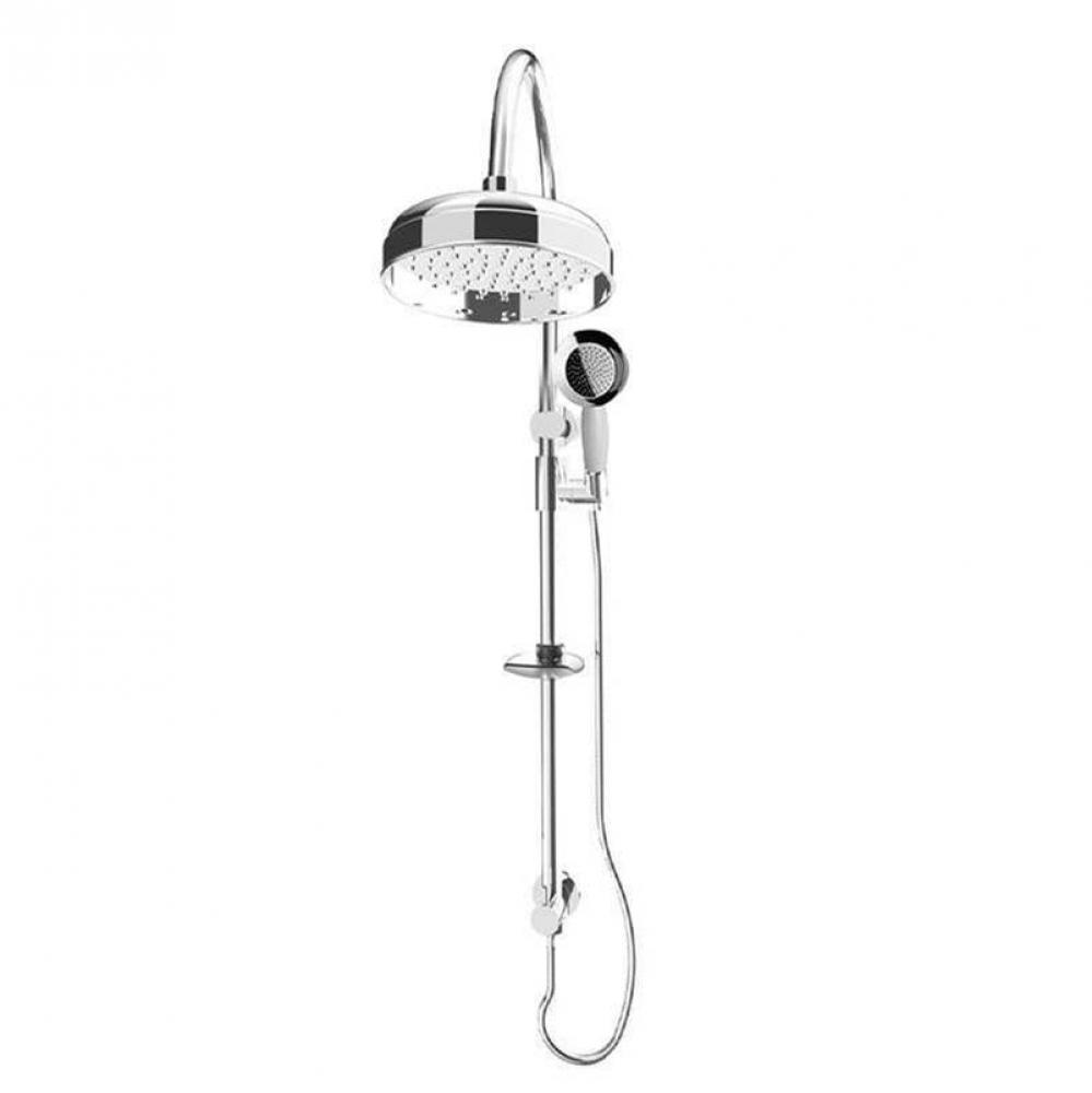 Classic Shower Set Column  Chrome