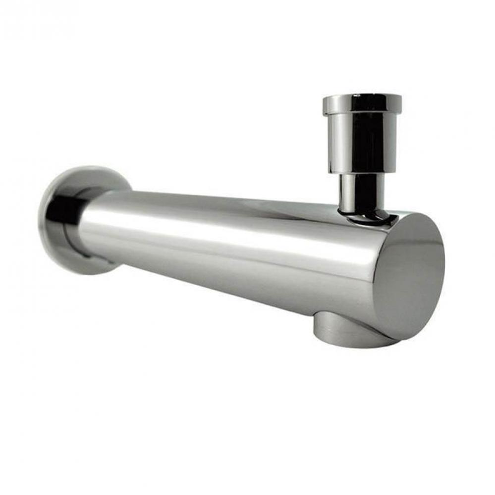 Round S-On Bathtub Spout 190Mm With Diverter Chrome