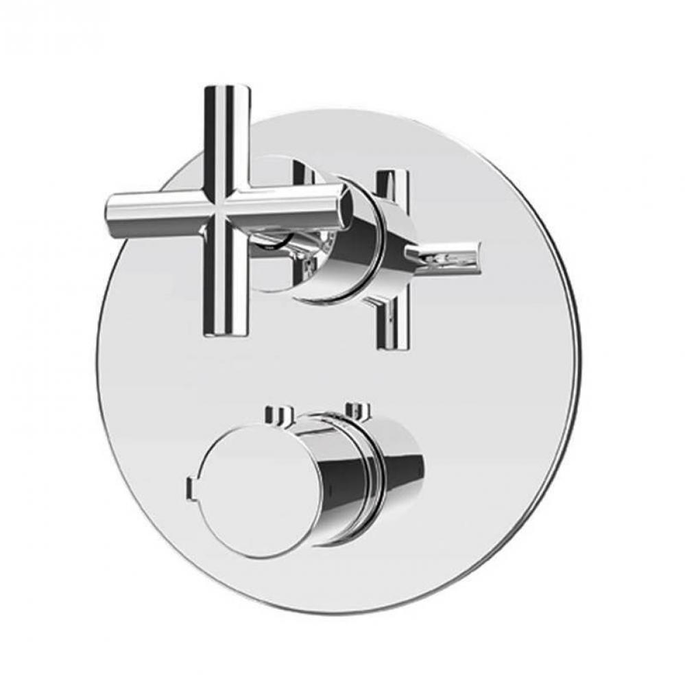 Alex/Gael Thermostatic Shower Valve 1/2'' With 2 Ways Diverter Chrome