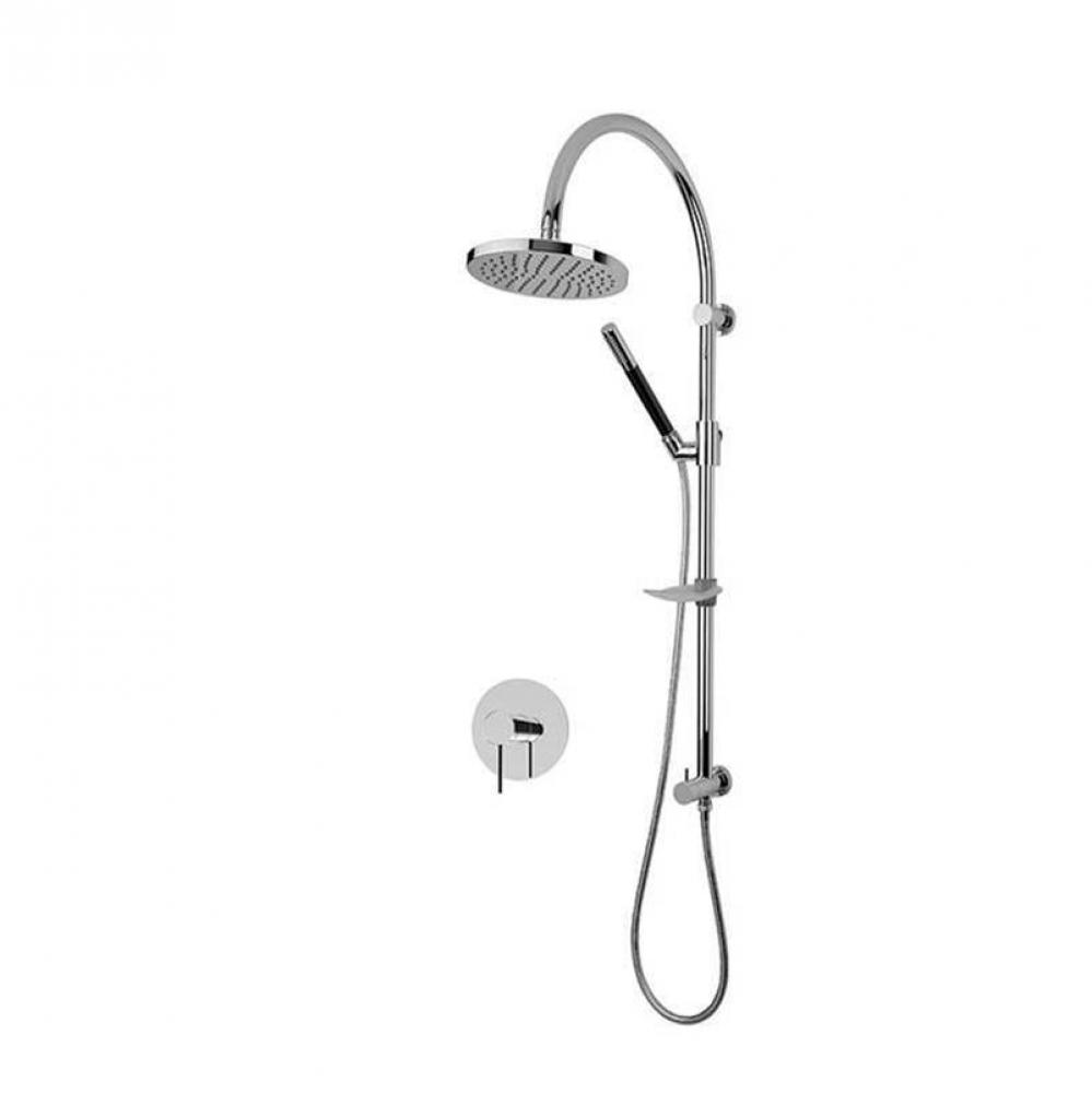 Kronos 1/2'' P. Bal. Shower Set Chrome