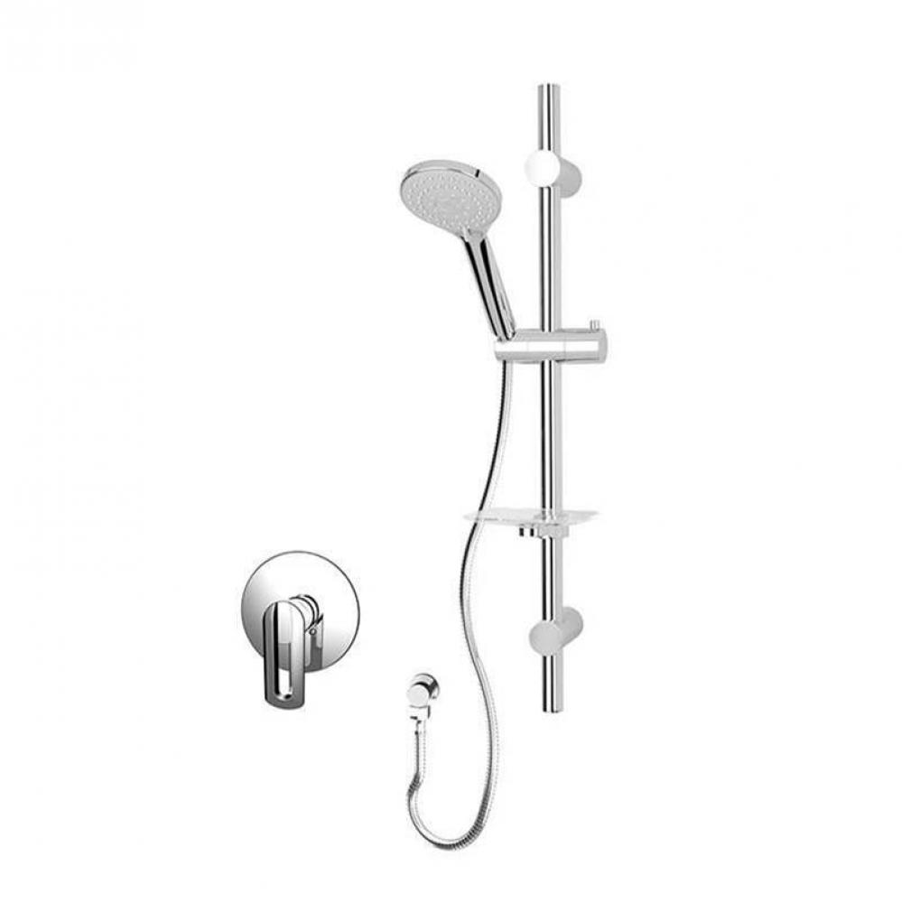 Myrto 1/2'' P.Bal. Shower Set Vol.Ctrl. Chrome