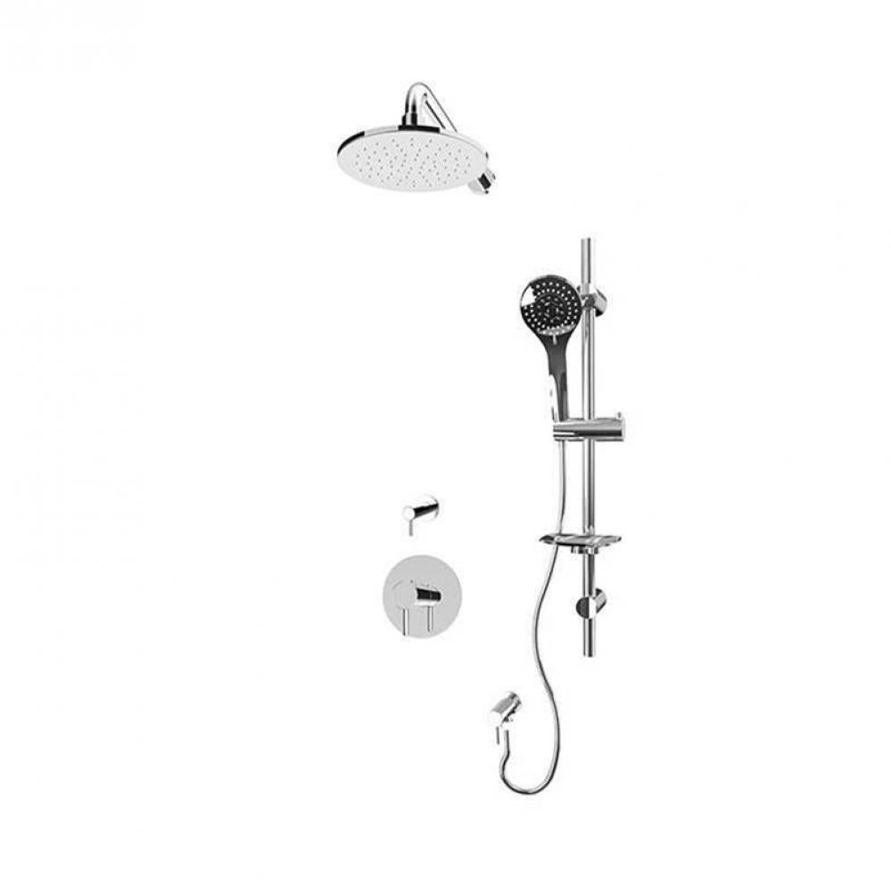 Vertigo 3/4'' Therm. Shower Set Chrome