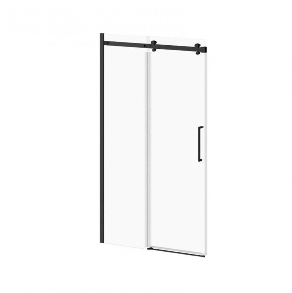 Leman Sliding Shower Door 48'' X 78'' Matte Black