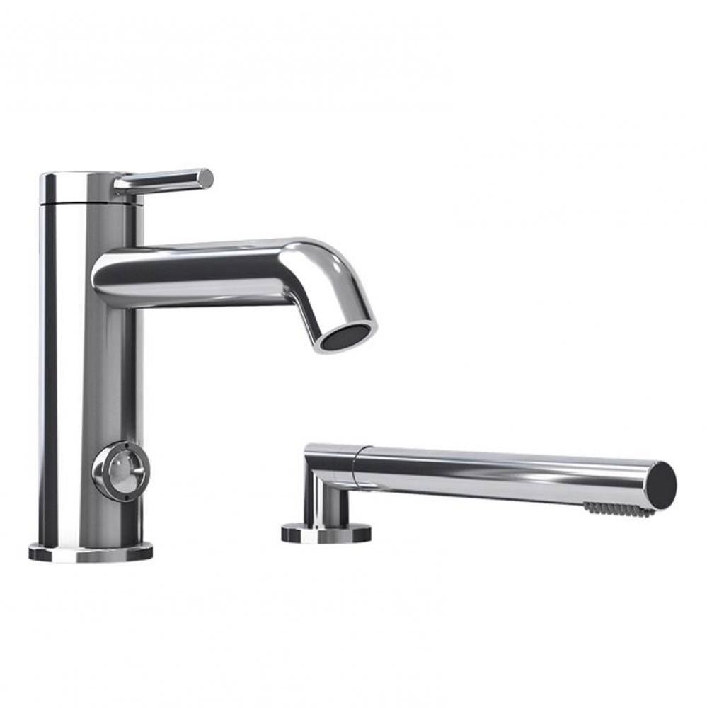 Vertigo 2 Pcs Bathtub Faucet Matte White