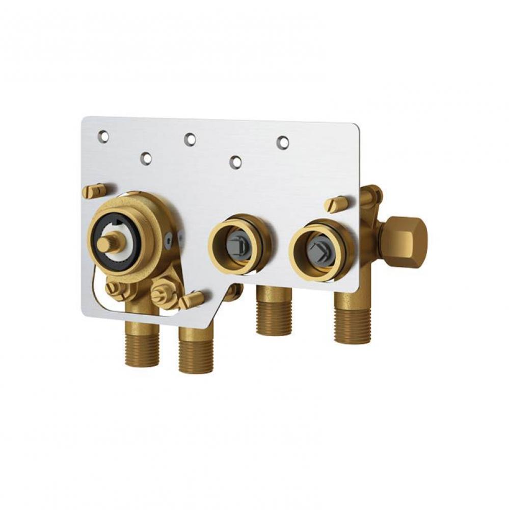 Built-In and No.xbd; Therm. Shower Valve Rough and No.xbd;'' Npt