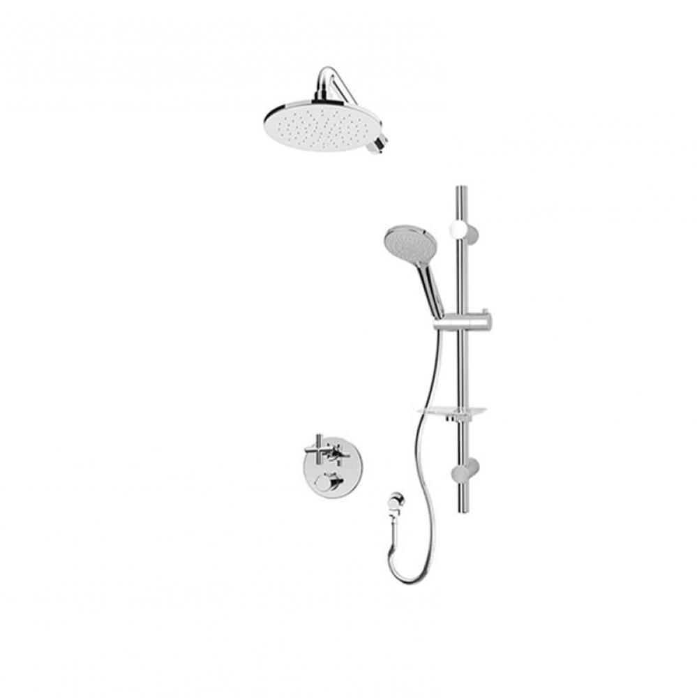 Alex/Gael 1/2'' Therm. Shower Set 2 Way Div. Xvtr69R Cc