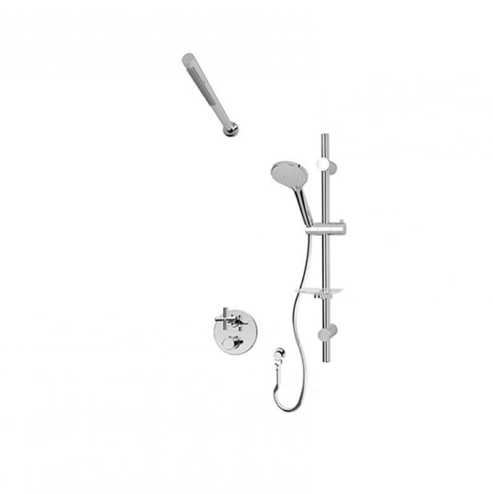 Alex/Gael 1/2'' Therm. Shower Set 2 Way Div. Xvtr69R Cc