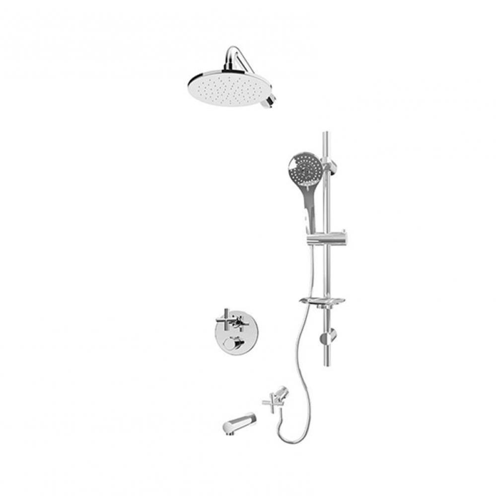 Alex/Gael 1/2'' Therm. Shower Set 2 Way Div. Xvtr69R Cc