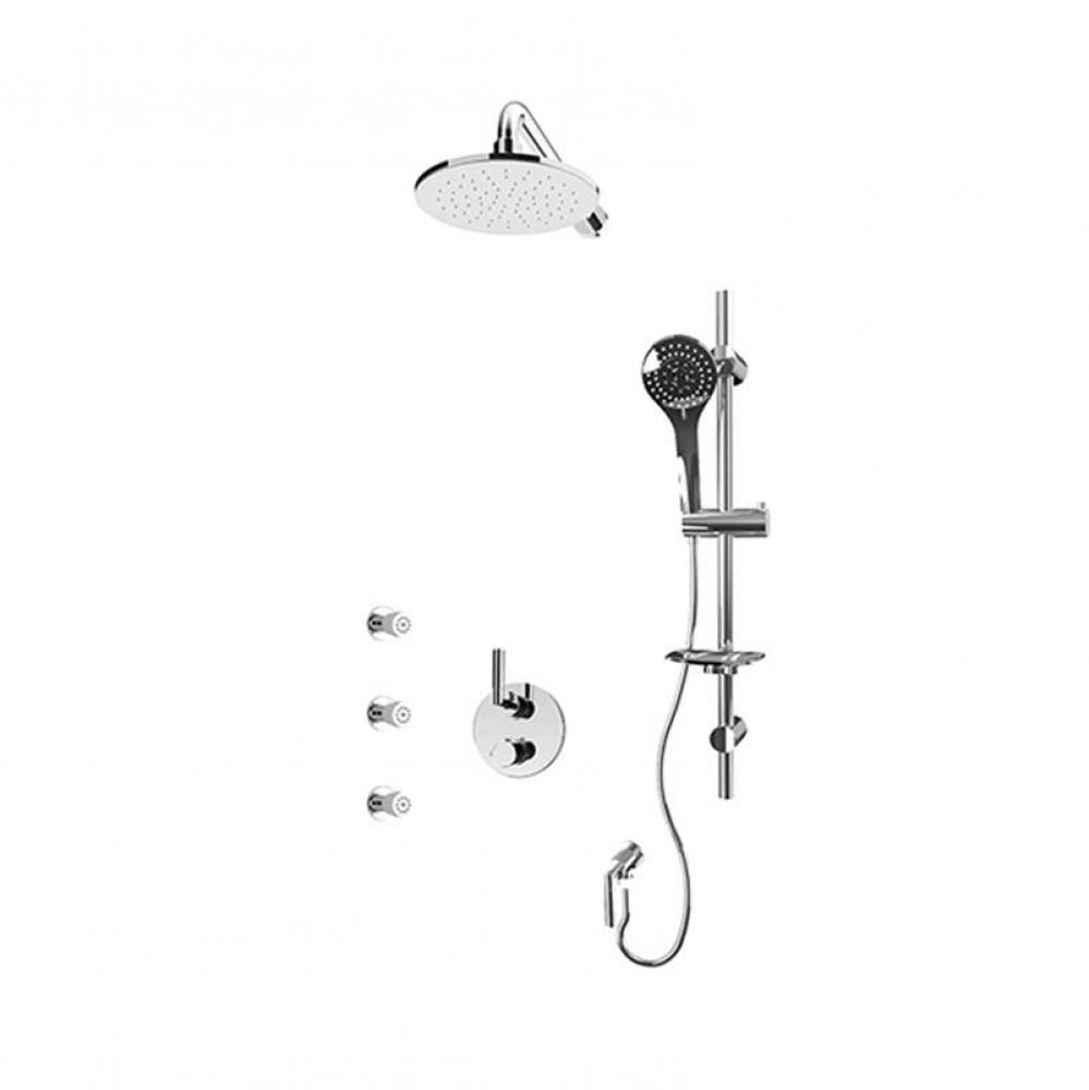 Billie/Dana 1/2'' Therm. Shower Set 2 Way Div. Xvtr69R Cc