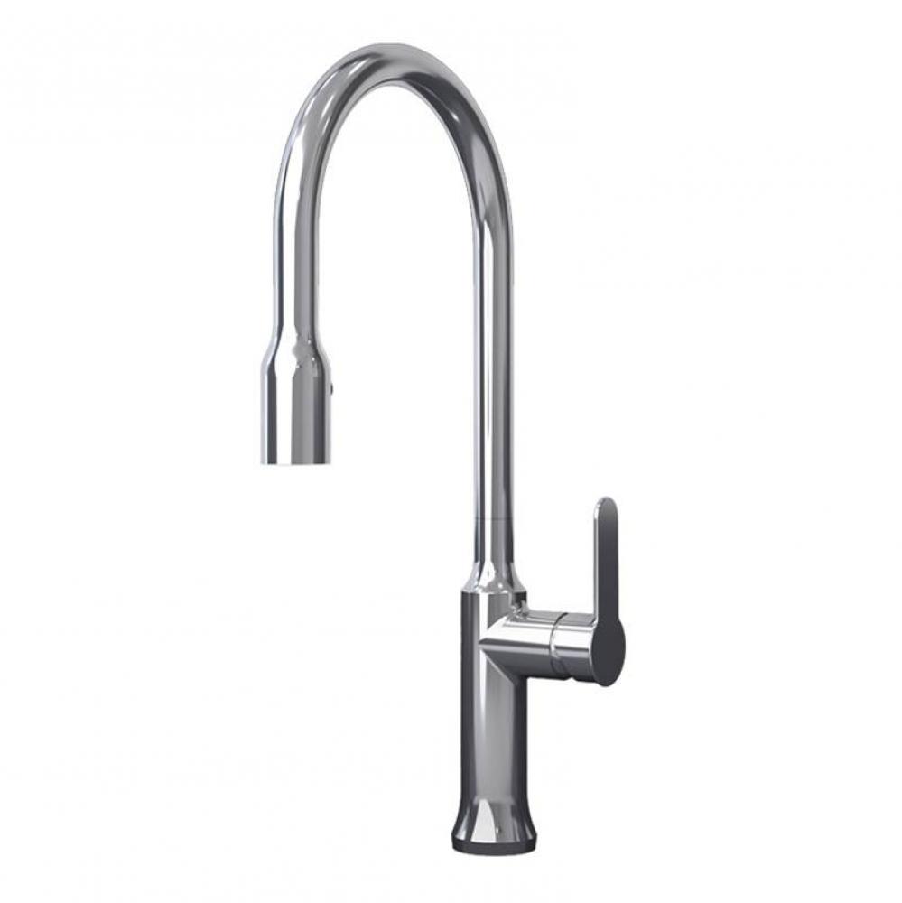 Jasmin 2 Jets P-Out Kitchen Faucet Chrome