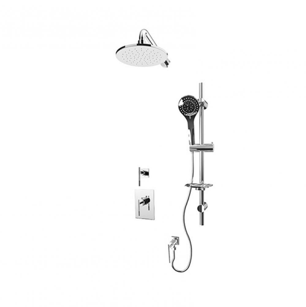 Evita/Hadria 3/4'' Therm. Shower Set Chrome