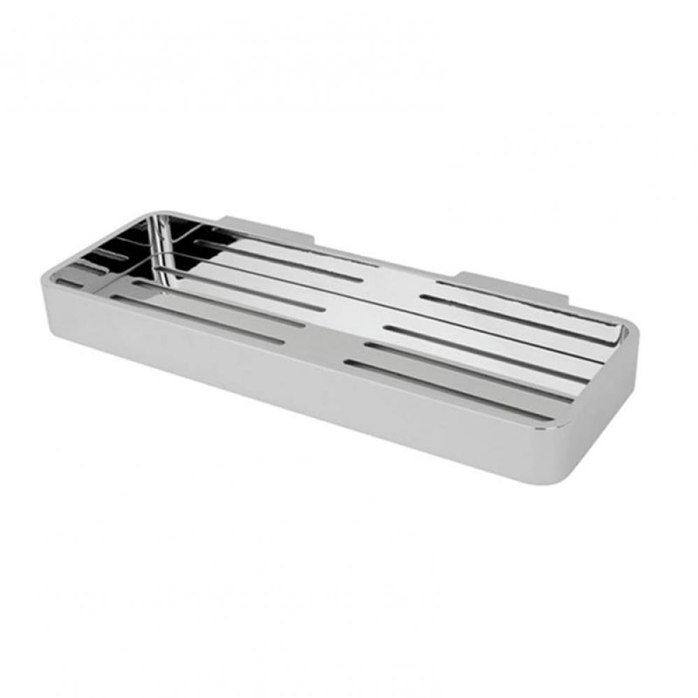 Maya Rectangular Soap-Holder Chrome