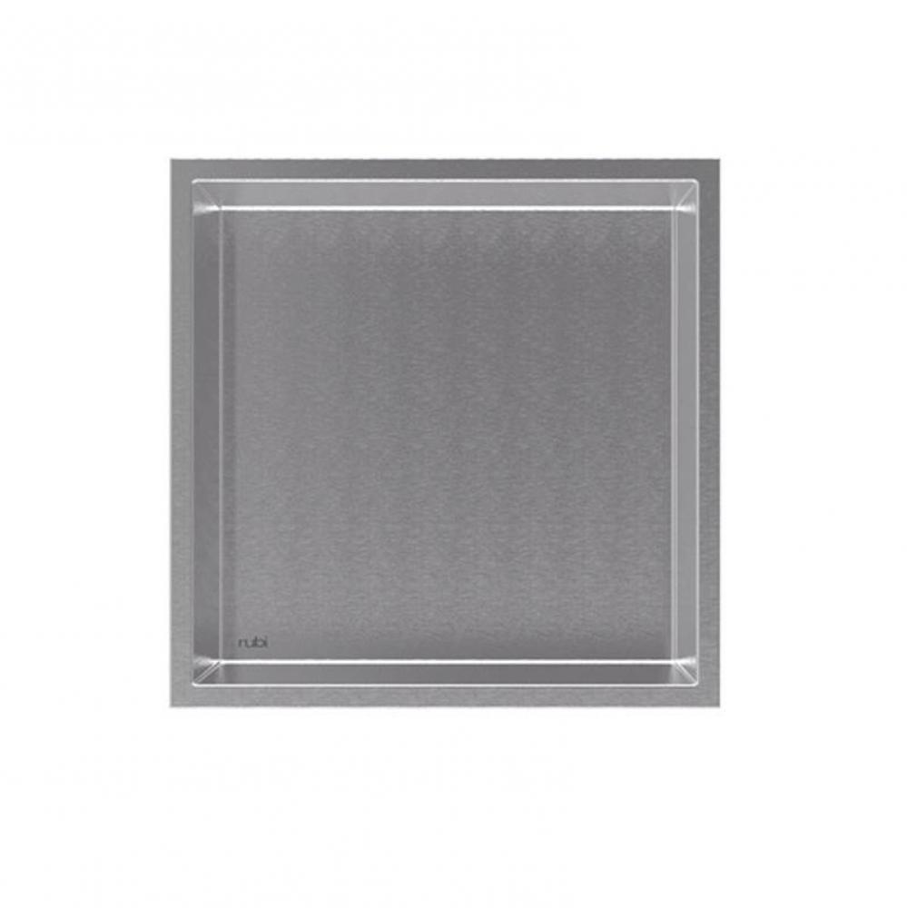 Nikia Recessed Niche 12'' Brushed Inox