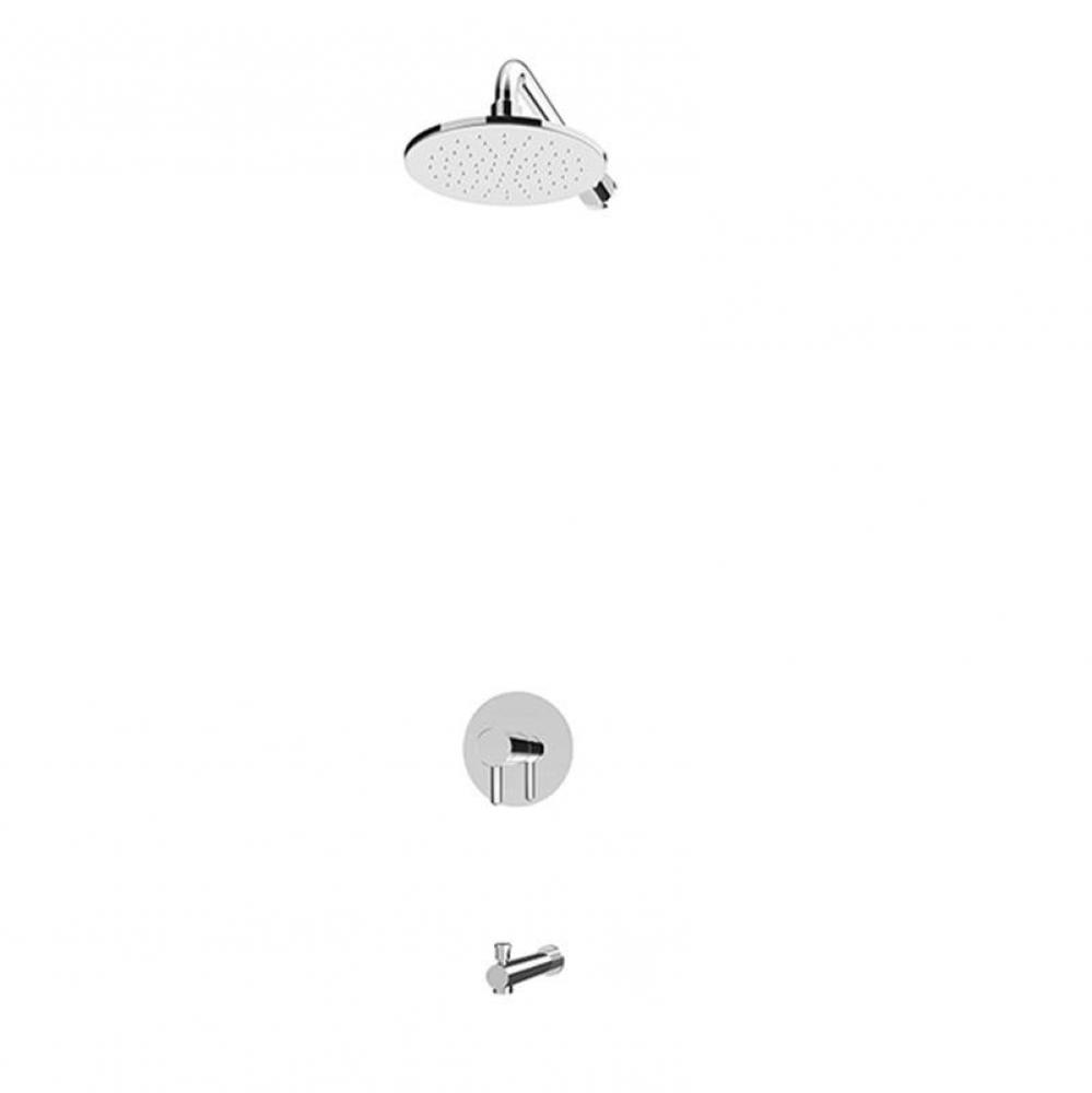 Vertigo 1/2'' P. Bal. Shower Set Chrome