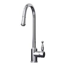 Rubi RSZ902BACC - Basilico - Single-hole kitchen faucet with pull-out two jet spray