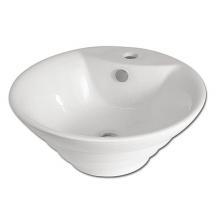 Rubi RKN1054MBL - Over-Counter S-Hole Basin White