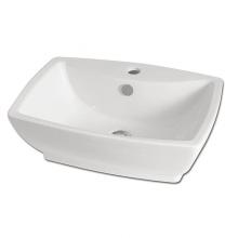 Rubi RKN1068MBL - Over-Counter S-Hole Basin White