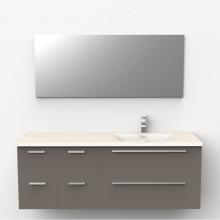 Rubi RMK8205NE - Make-Up Basin/Cabinet Set Nero