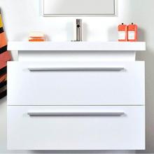 Rubi RTOL800KBL - Basin/Cabinet Set Lakered White