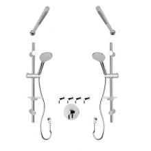 Rubi RVTC920CC - Vertigo C 3/4'' Therm. Shower Set Chrome