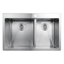 Rubi RMU800D - Muscat Double Drop-In Sink 31-1/2'' X 20'' X 7-7/8''