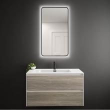 Rubi RMI4889RBABK - Miro Led Mirror Anti-Fog 480X890 mm Backlight Rect. Black