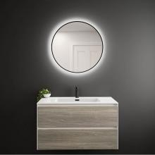 Rubi RMI66BABK - Miro Led Mirror Anti-Fog 660X660 mm Backlight Round Black