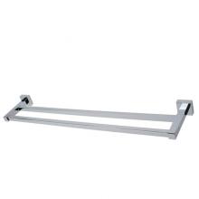 Rubi RAF05LCC - Lia Double Towel Bar 24'' Chrome