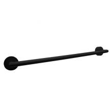 Rubi RCA04CBK - Chloe Single  Towel Bar 18''Black