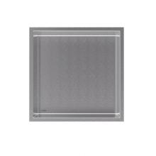 Rubi RNK12-IB - Nikia Recessed Niche 12'' Brushed Inox