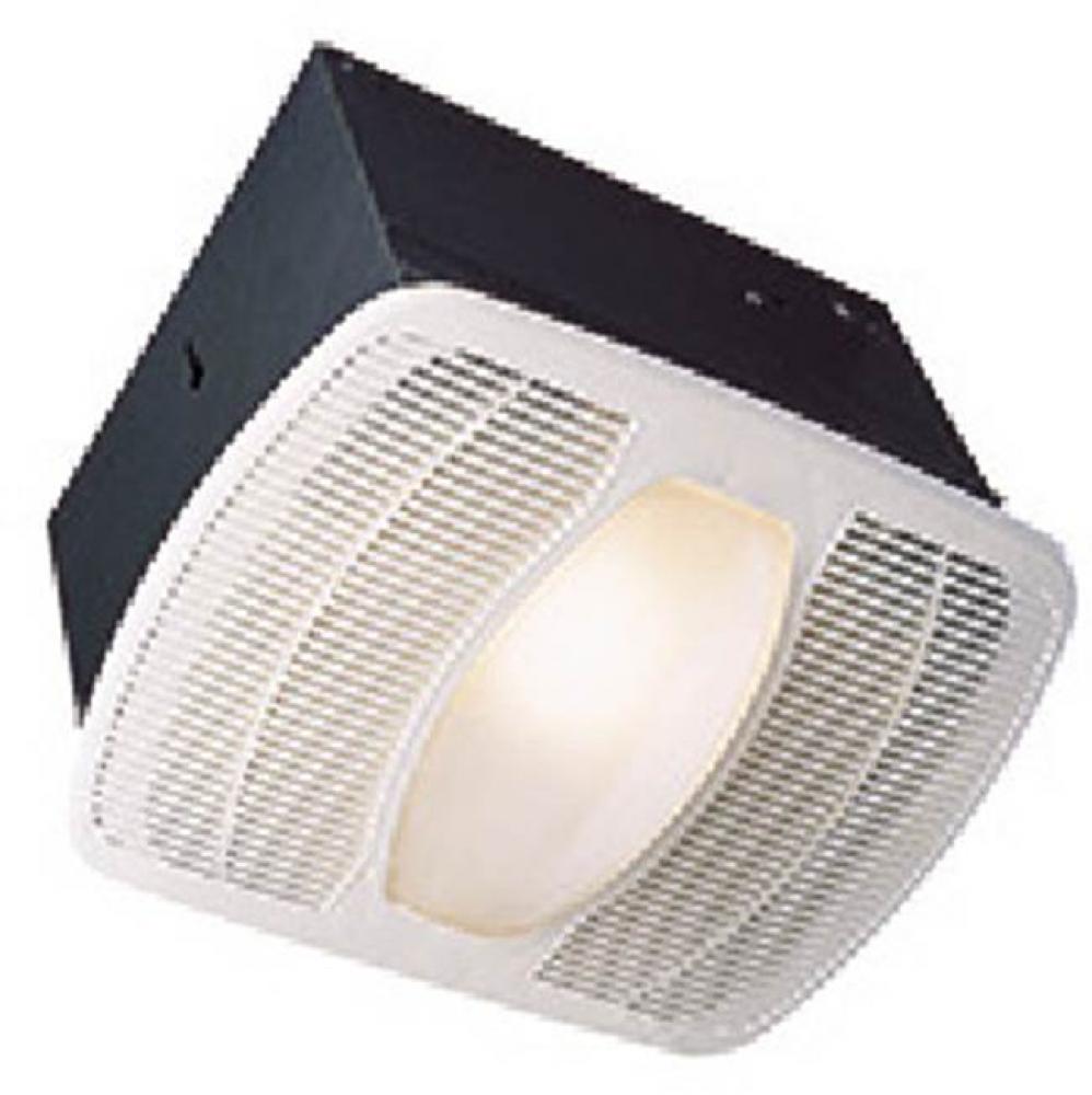 100 cfm Decorative Exhaust Fan with Max 100 W Incandescent Light and 7 W Night Light